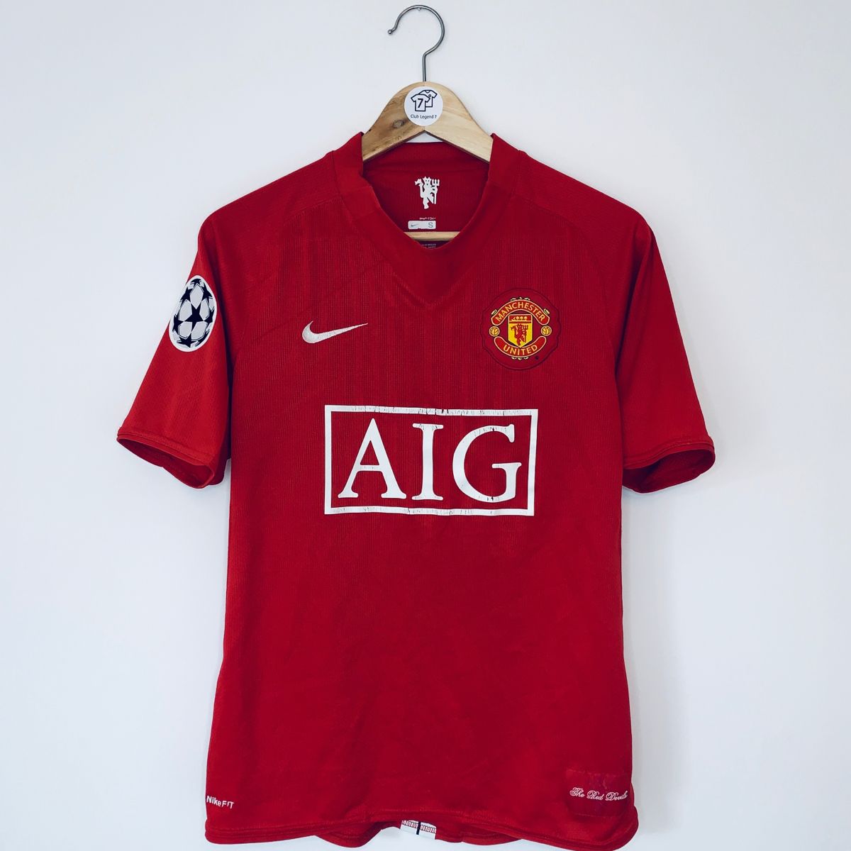 MANCHESTER UNITED RETRO 1ra equipación 2007/2008
